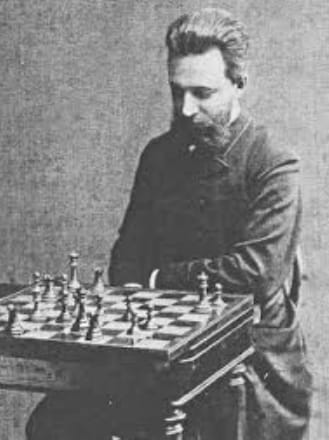 Foto del Gran Maestro de Ajedrez Mijail Chigorin.